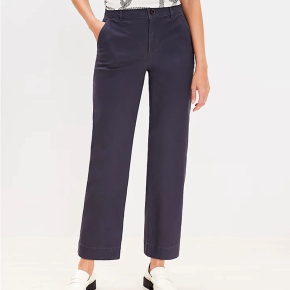 NWT ✨ LOFT - mid rise straight leg chino pant - 6 - Picture 1 of 4